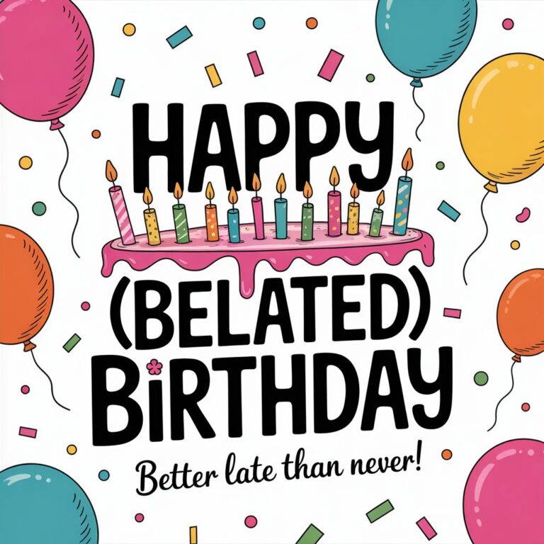 Happy belated birthday gif